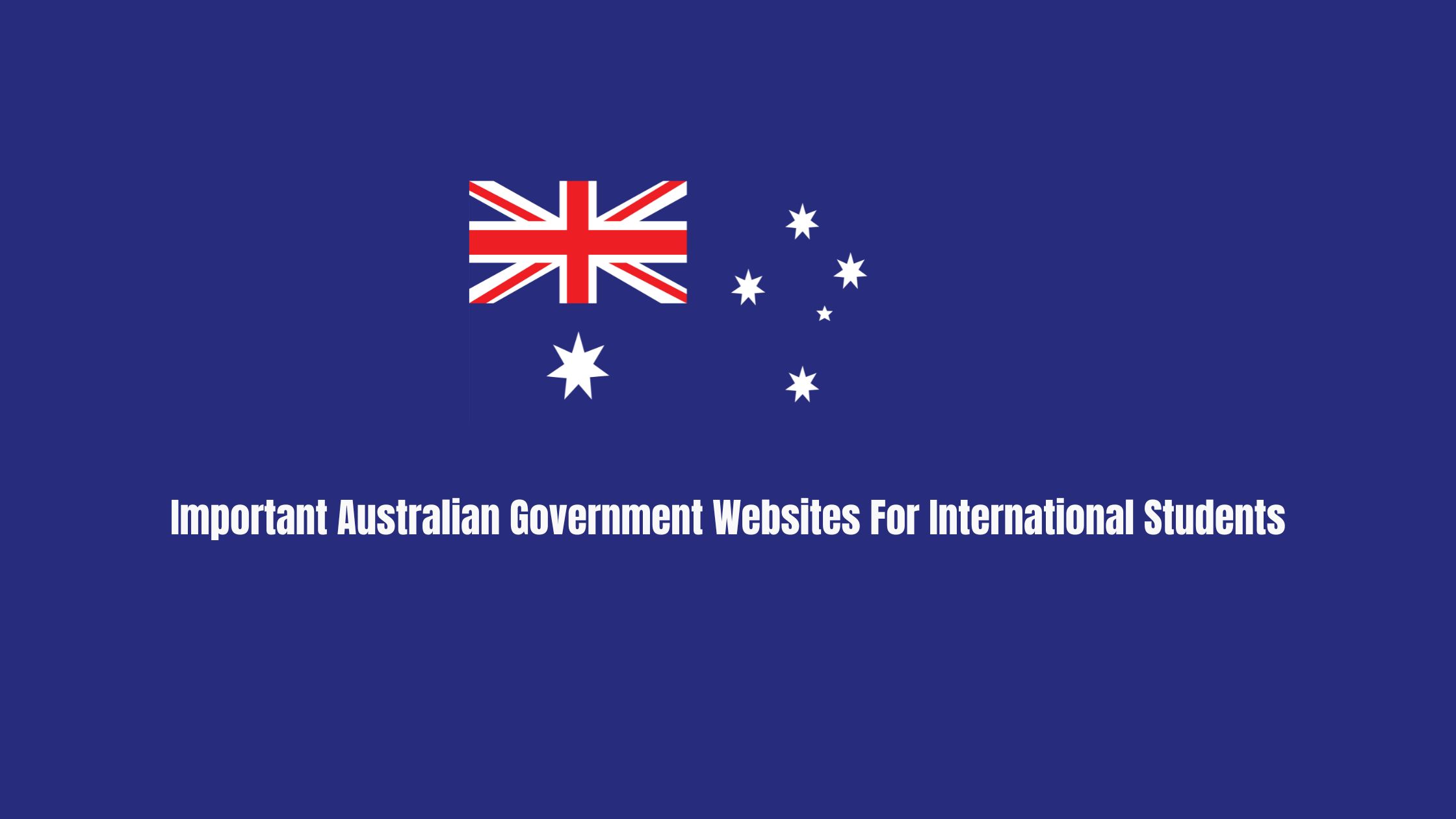 10 Important Australian Government Websites For International Students [2023]